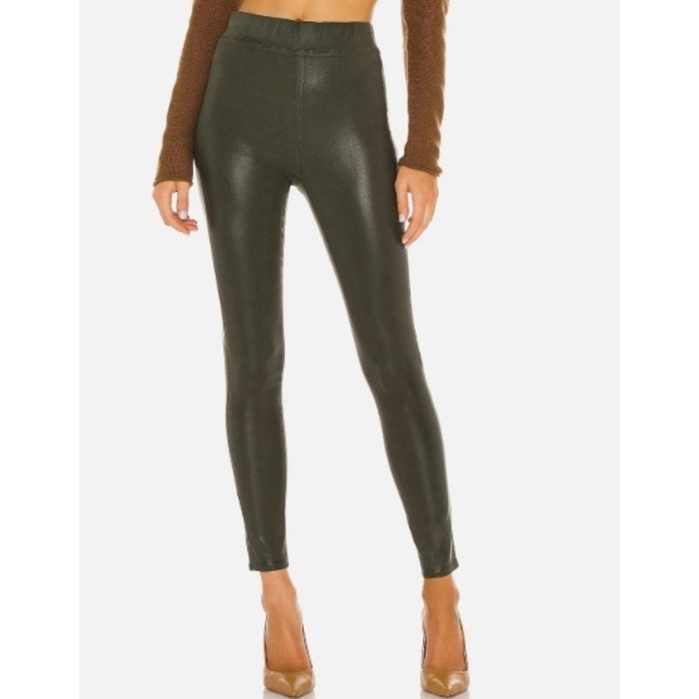 NWT L'AGENCE Rochelle‎ High Rise Pull-On Jeans Medium Olive Size Medium